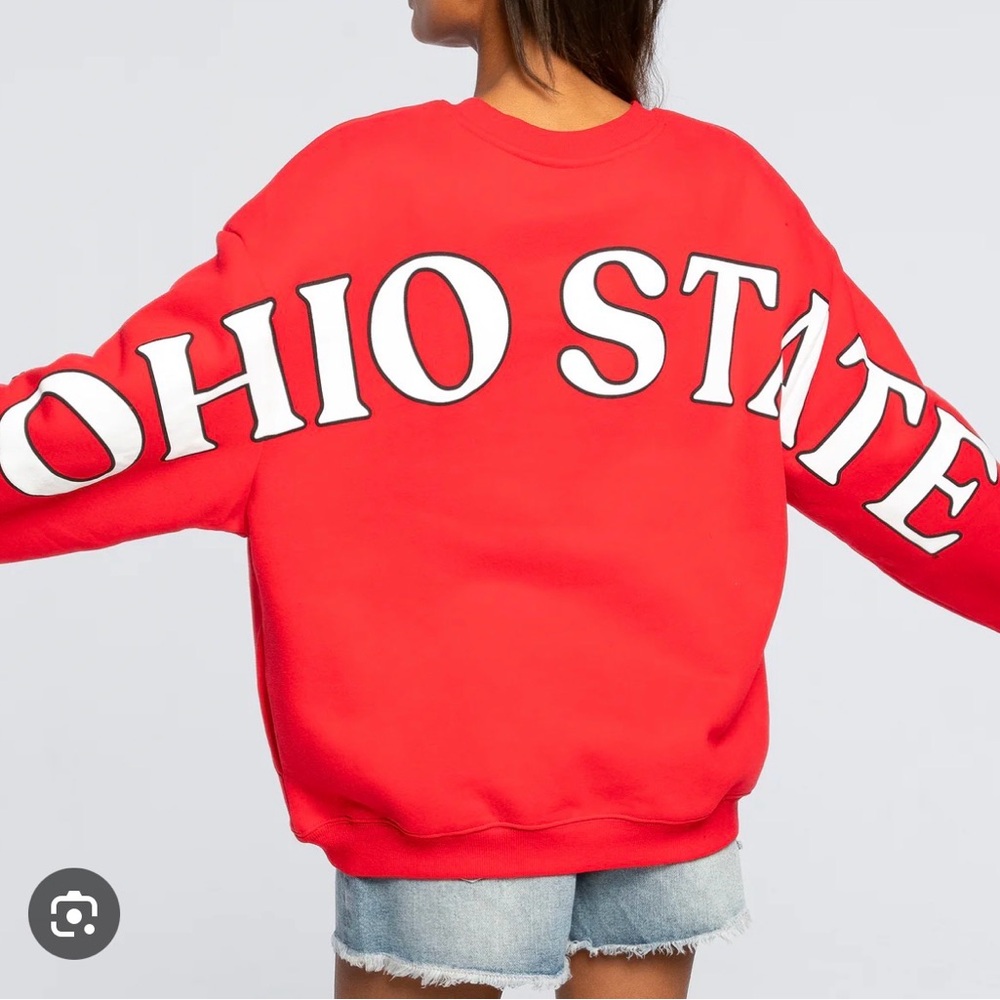 Hype & Vice Ohio State buckeyes Women's Red Sweatshirt size medium